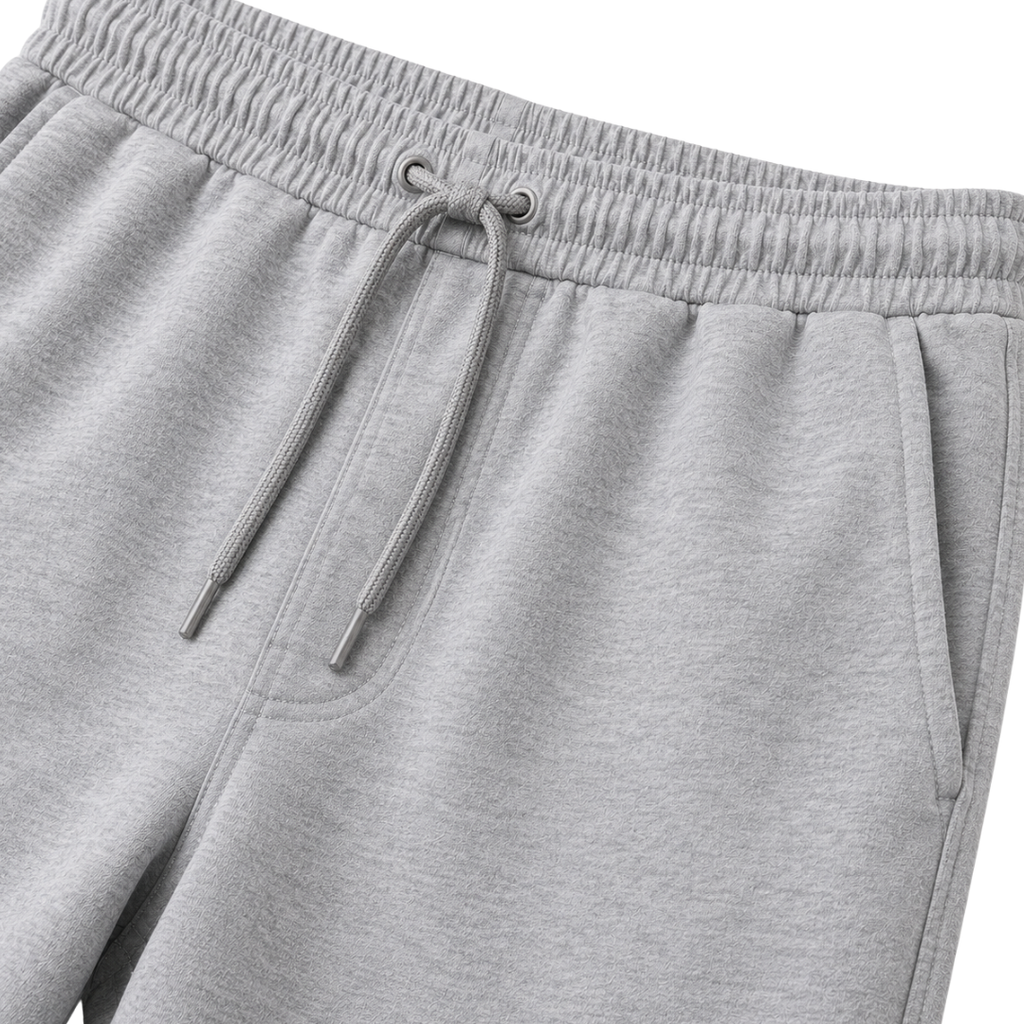 Premium Cotton Blend Joggers – Light Grey | Lound Clarry