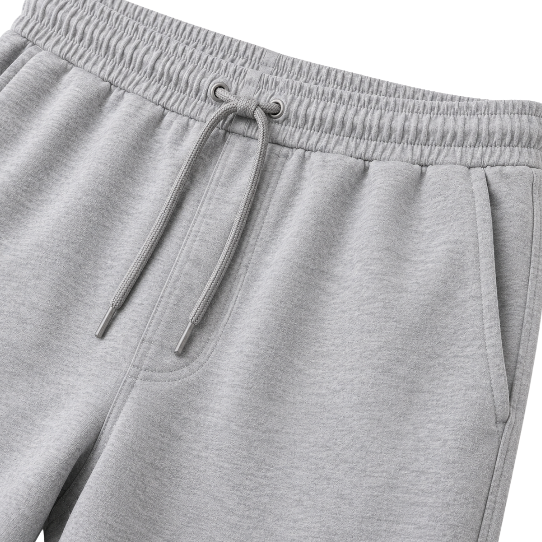 Premium Cotton Blend Joggers – Light Grey | Lound Clarry