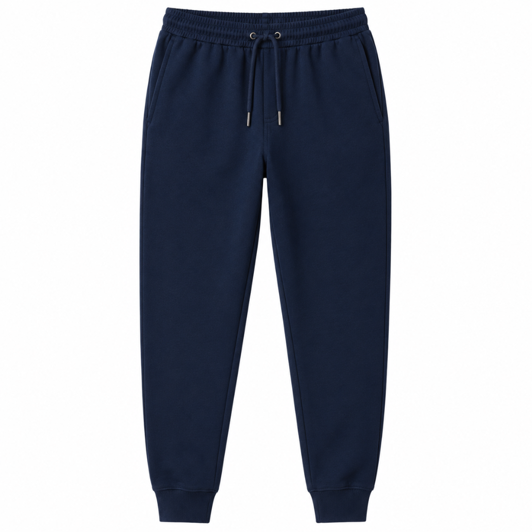 Premium Cotton Blend Joggers – Navy | Lound Clarry