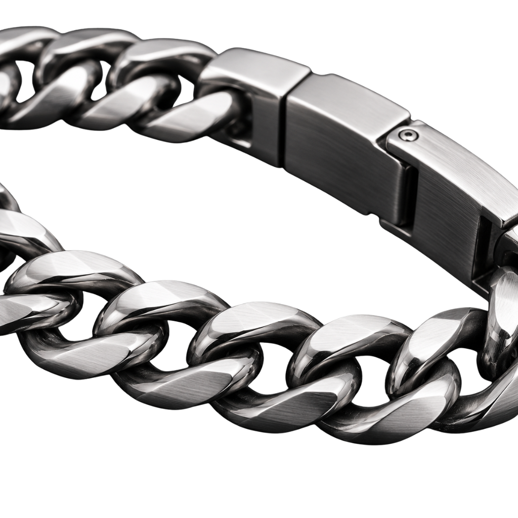 Premium Stainless Steel Chain Bracelet – Silver | Lound Clarry