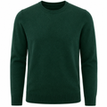 Cashmere Blend Crew Neck Sweater – Forest Green | Lound Clarry